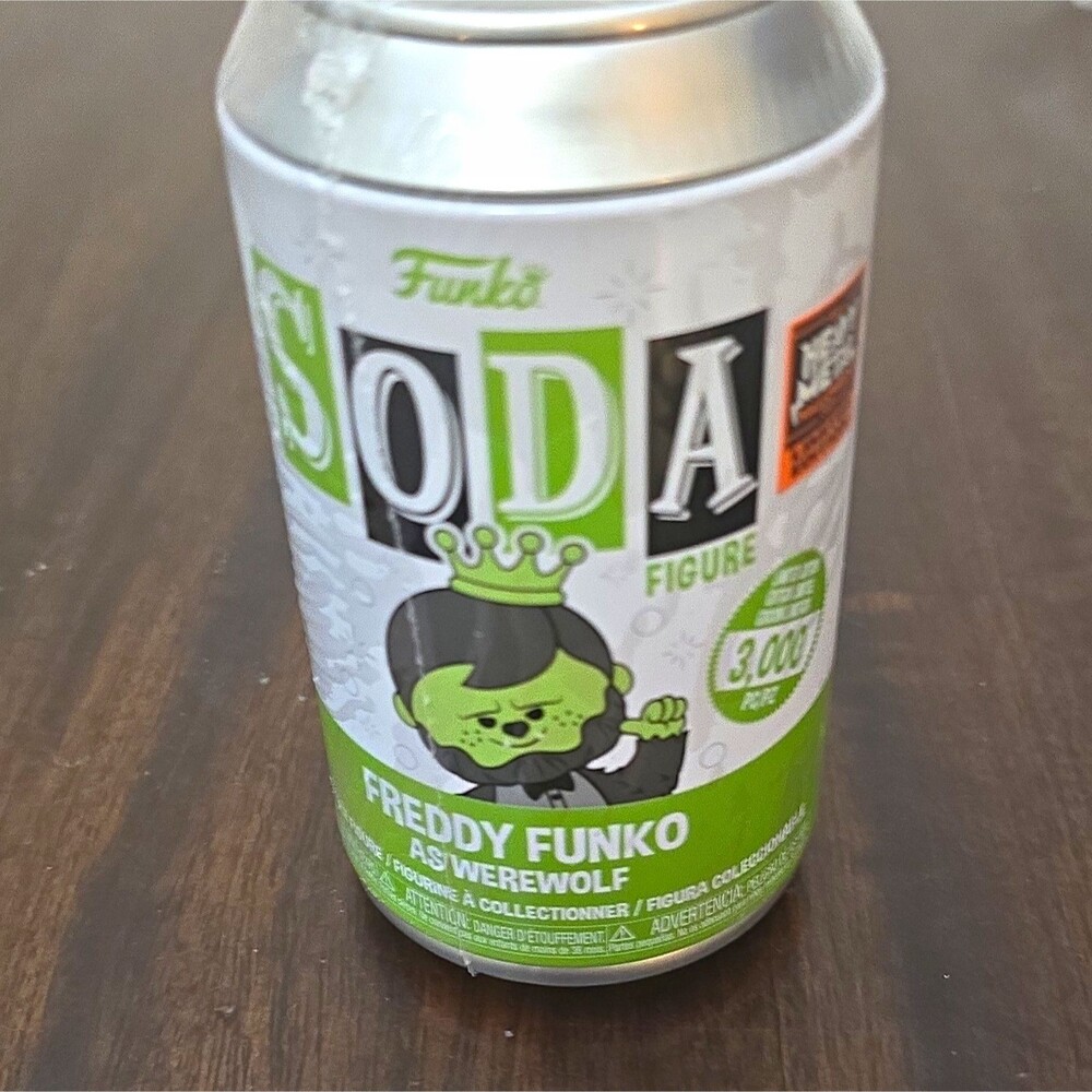 Funko Vinyl Soda: Freddy Funko as Werewolf Heavy Metal Halloween 2023 LE 3000